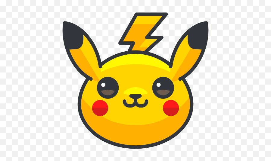5 - Pikachu Icon Emoji,Pikachu Text Emoticon