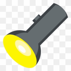 Flashlight Emoji High Definition Big - Emoticon Linterna,X And Flashlight Emoji