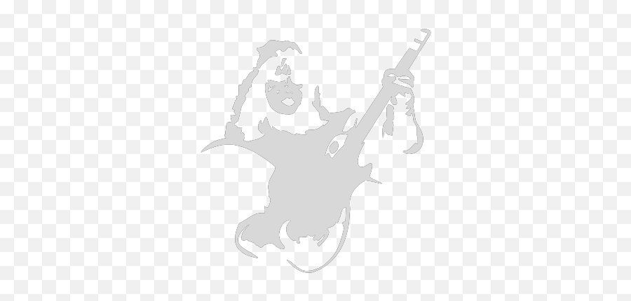 Ace - Ace Frehley Black And White Emoji,Guitar Superman Emoji