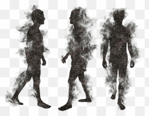 People Silhouette Walking Dead Sticker By Marras Emoji,Emoji Walking Dead