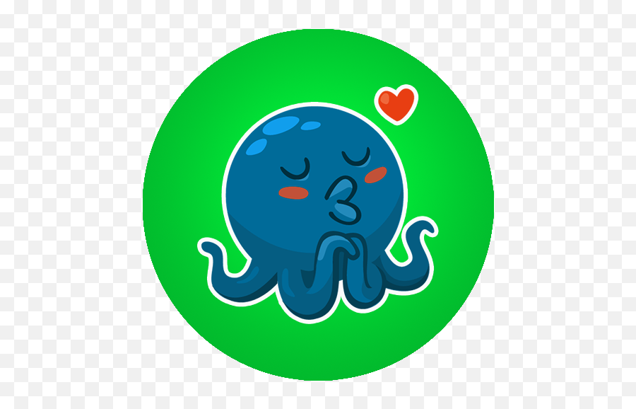 Octopus Sticker For Whatapp U2013 Apps On Google Play - Dot Emoji,Octopus Emoji