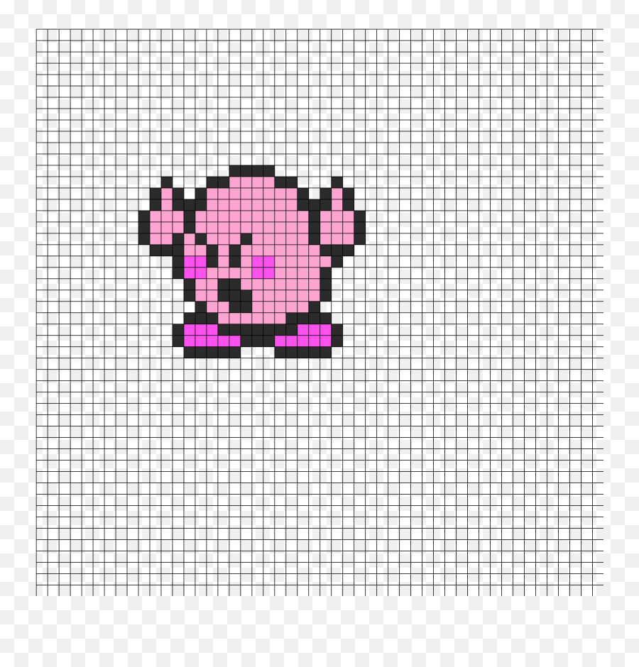 Search Results Kirby Bead Patterns Kandi Patterns - Soul Knight Elf Pixel Art Emoji,Kirby Emoticons Text