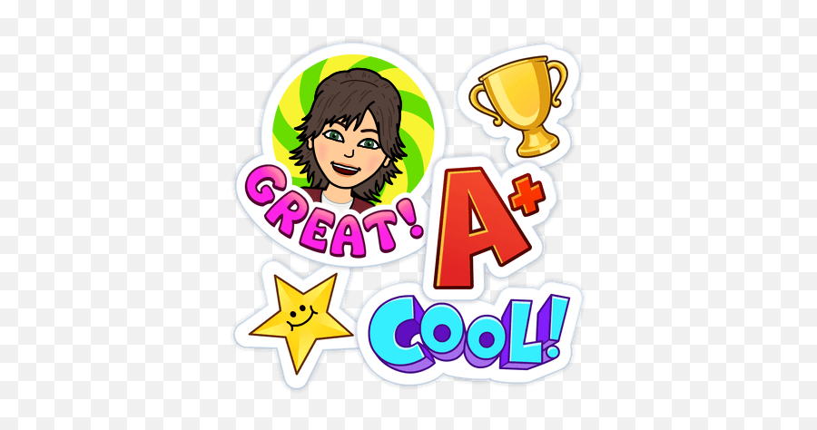 Using Bitmojis As Virtual Stickers For - Bitmoji Lab Stickers Emoji,Teacher Emoji Stickers