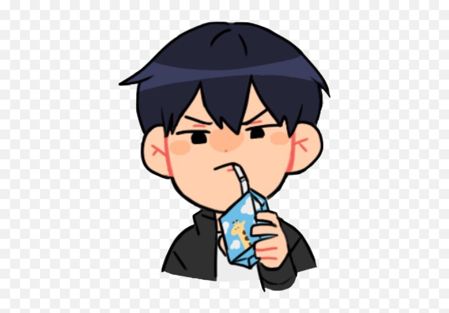 Popular And Trending Bebiendo Stickers - Kageyama Stickers Emoji,Emojis Bebiendo