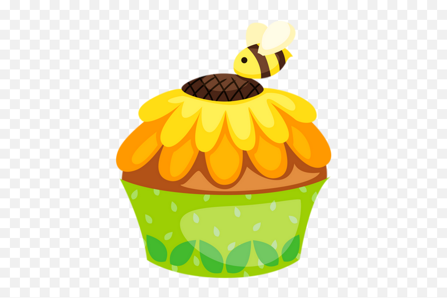 Cupcake Clipart Cupcake Pictures - Bee Cupcake Clipart Emoji,Pintrerest Emoji Cupcakes