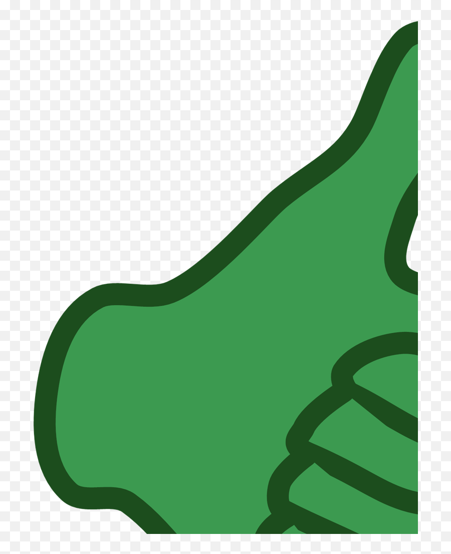 Green Thumbs Up Logo Png - Transparent Green Thumbs Up Emoji,Thumbs Up Emoji Transparent Background