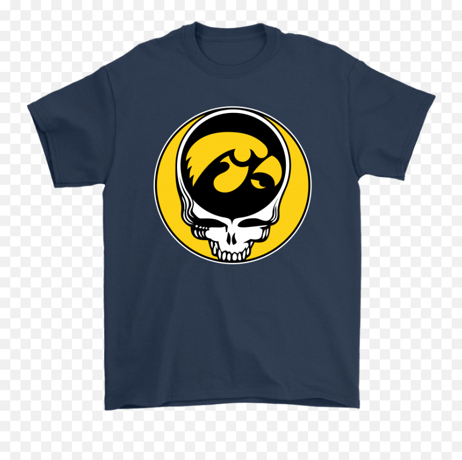 Ncaa Football Iowa Hawkeyes X Grateful - Damon Vampire Diaries Shirt Emoji,I'm Dead Emoticon Png