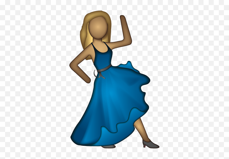 The Best 16 Dancing Woman Emoji Png - Dancing Emoji Blue Dress,Emoji Animated Salsa Dance