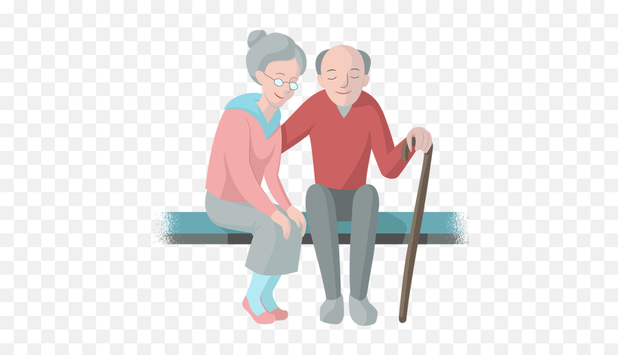 Old Man Cane - Sitting Emoji,Old Man With Cane Emoji
