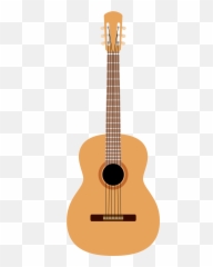 Acoustic Guitar Light Brown Musical - Acoustic Guitar Clipart Emoji,Emotions Rhyming With Guitar