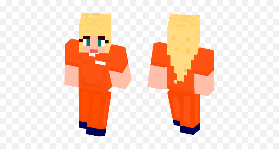 Download Piper Chapman Minecraft Skin For Free - D Class Minecraft Skin Emoji,Futurama Zapp Emotions