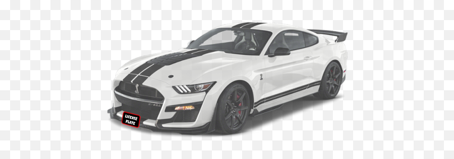 Sto N Sho Removable Front License Plate For Ford Mustang - Ford Mustang 2020 White And Black Emoji,Ford Mustang Emojis