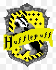Pixel Art Hufflepuff Logo Clipart - Pixel Art Harry Potter Hufflepuff Emoji,Hufflepuff Emoji