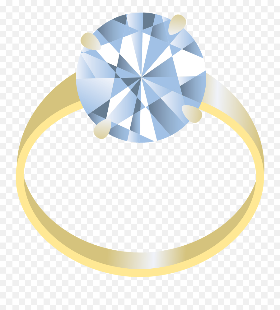 Diamond Gold Ring Clipart Emoji,Diamond Ring Emojis On Black Background