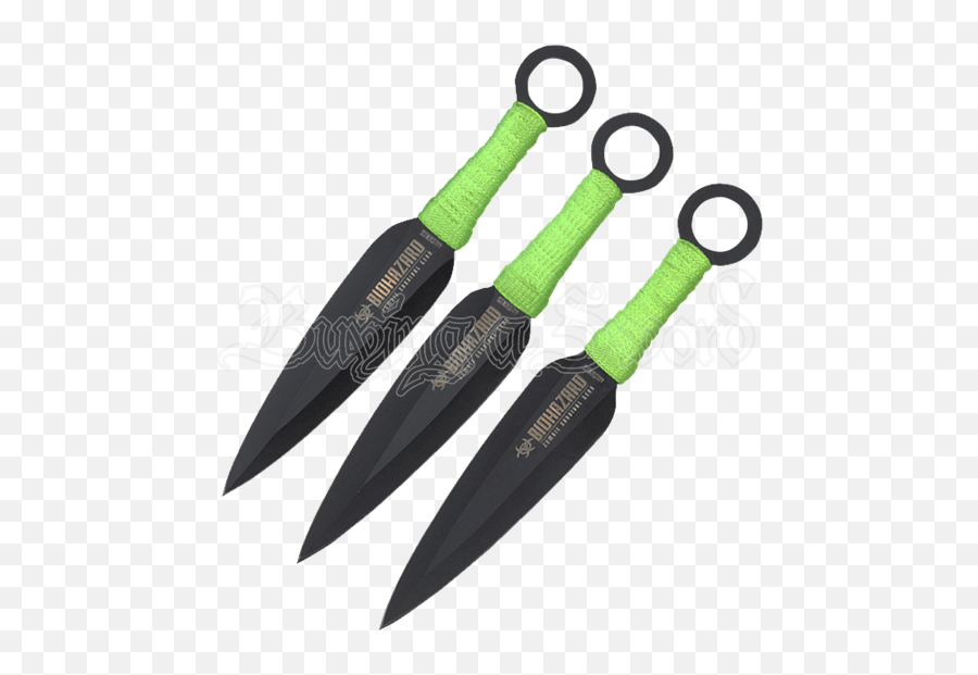 3 Piece Biohazard Apocalyptic Ninja Kunai - Npm8181gn By Knife Emoji,Ninja Movie About 3 Blades Of Emotion