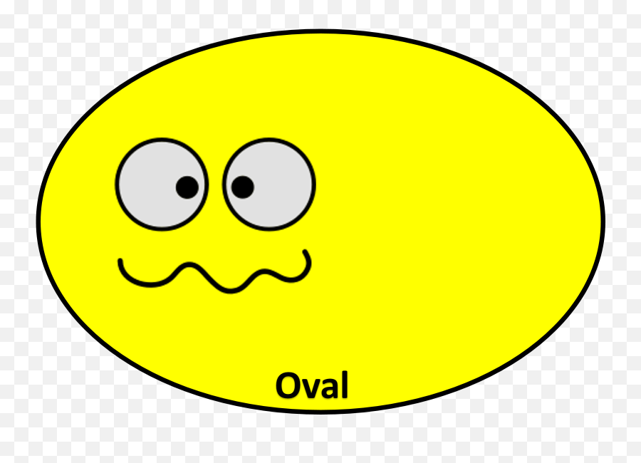 Image Of Oval Shape Clip Art - Oval Clipart Png Download Emoji,Olaf Emoticon Frozen 2