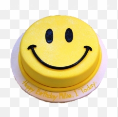 Smiley Cake - Smiley Face Cake Emoji,Emoji Cakes