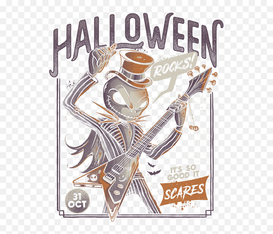 Halloween Rocks Spooky Jack Skellington Rocker Greeting Card Emoji,Jack Skellington Iphone Emojis