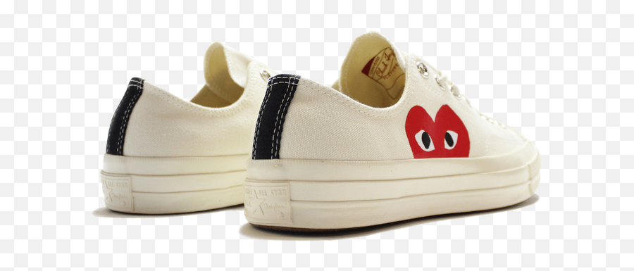 Cdg Low Top White Converse Promotions Emoji,Cdg Play Emoticon