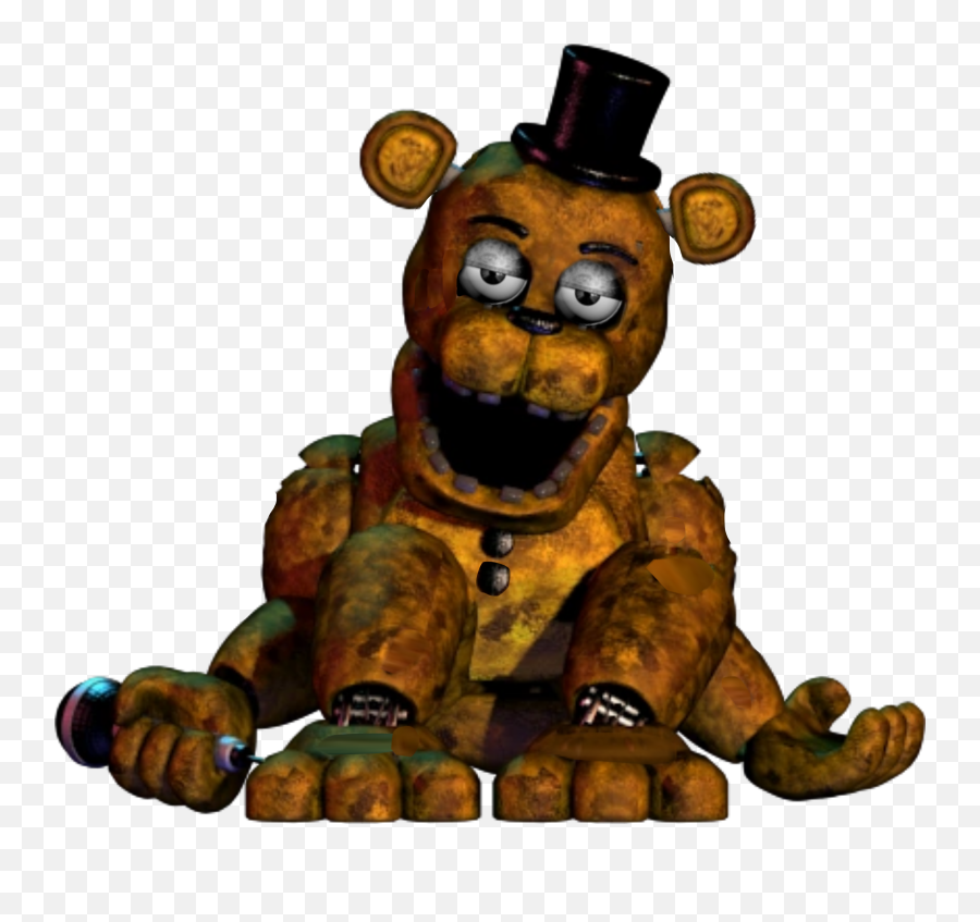 Unwithered Golden Freddy Sticker By The Jesters Game091 - Fnaf Withered Golden Freddy Emoji,Jester Hat Emoji