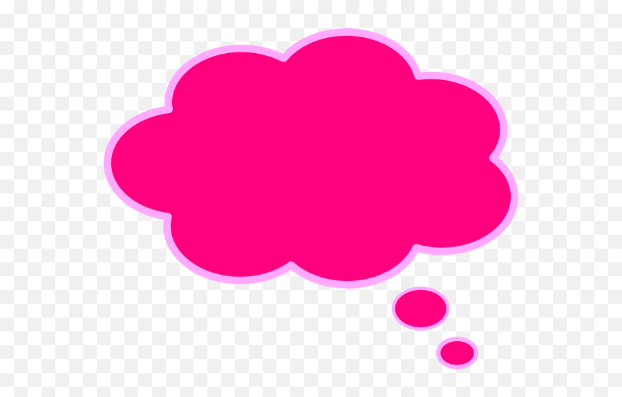 Thought Bubble Clipart - Clipart Suggest Emoji,Think Cloud Emoji