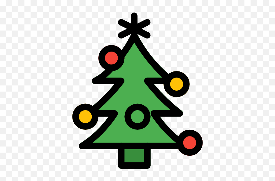 Christmas Tree Free Vector Icons Designed By Pixel Perfect Emoji,Christmas Tree Emoji Download