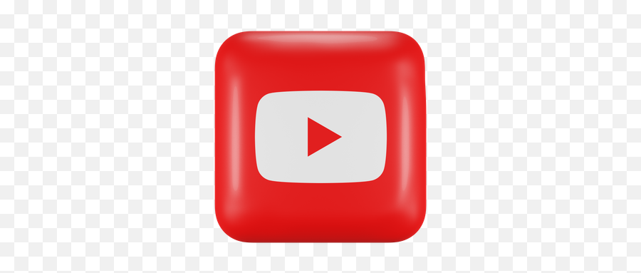Free Youtube Logo 3d Illustration Download In Png Obj Or Emoji,Youtube Thumbs Up Emoji