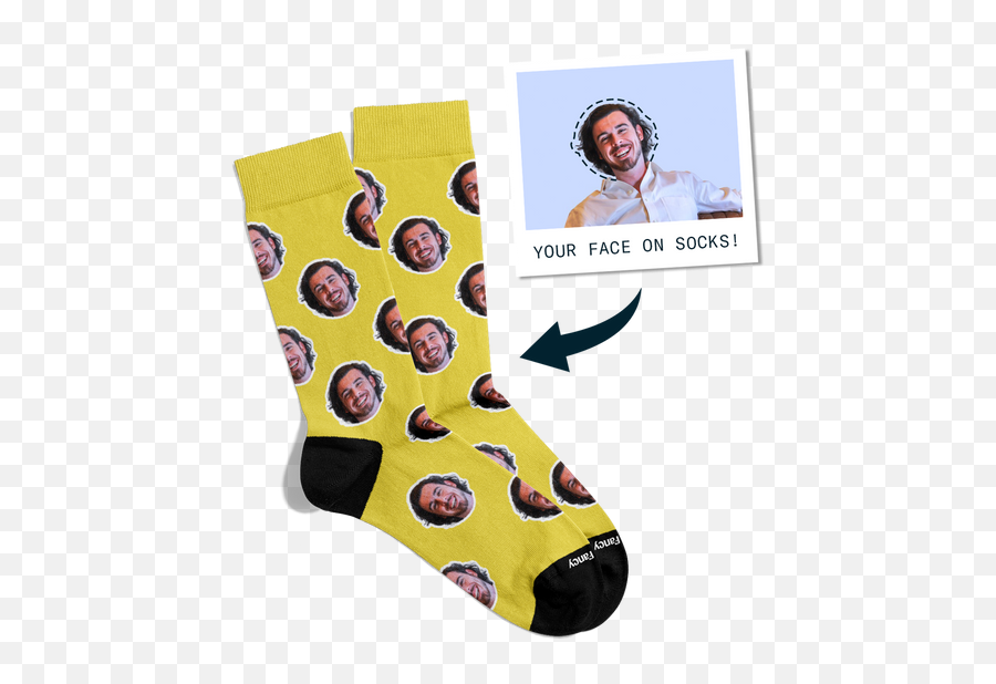 Personalized Face Socks Onsocks By Sock Fancy Sockfancy Emoji,Christmas List Emoji