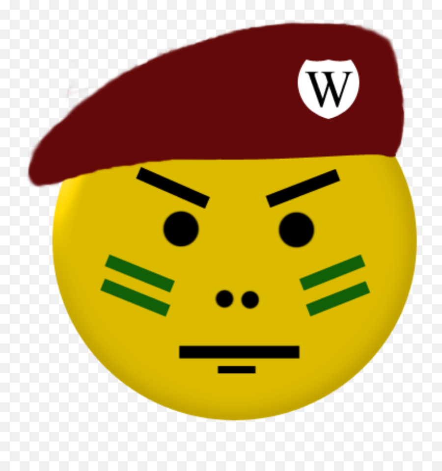 Filesmiley In Trainingsvg - Simple English Wikipedia The Free Smiley In Training Emoji,Facebook Shamrock Emoticon