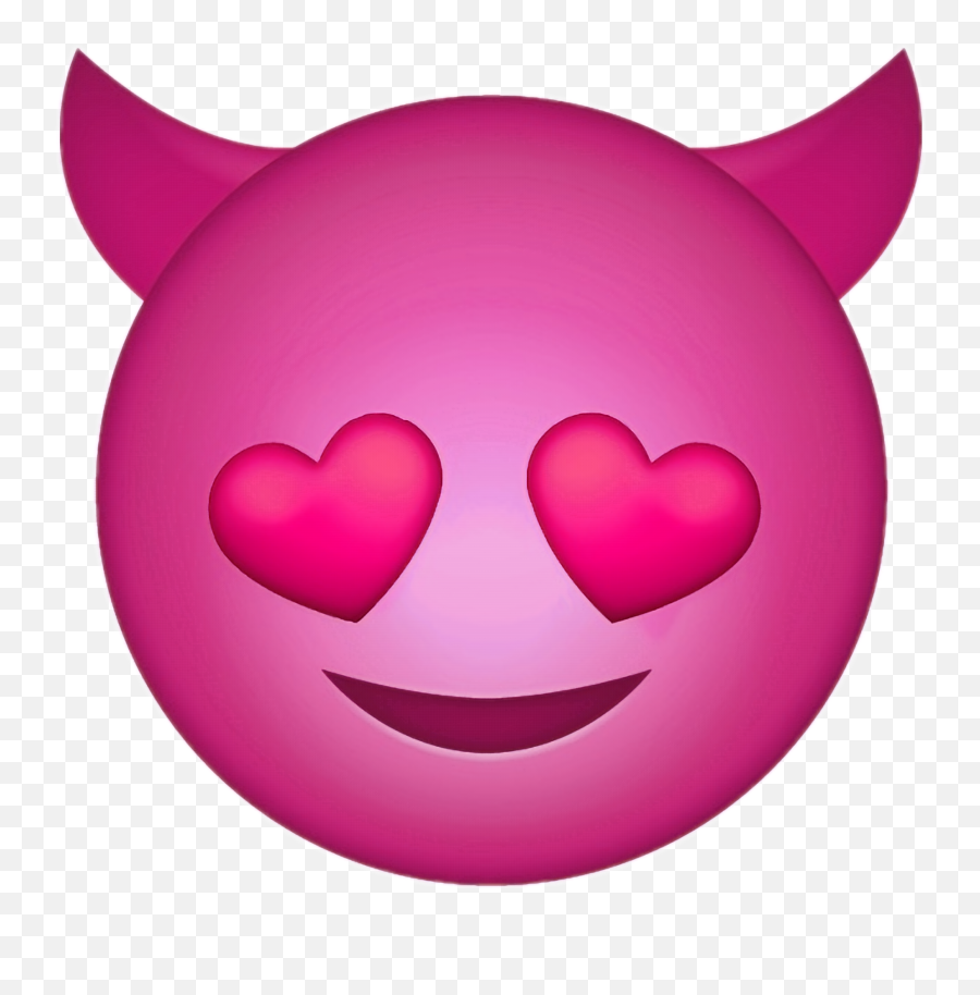 Pin - Love Cute Devil Emoji,Envy Emoticon