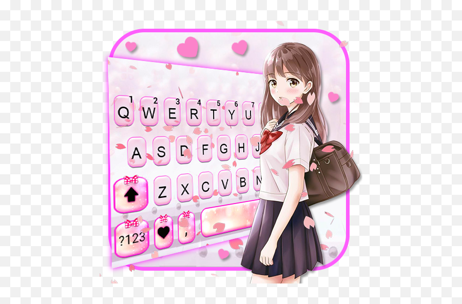 Sweet Pink Girl Keyboard Theme - Apps On Google Play For Teen Emoji,Kylie Emoji App