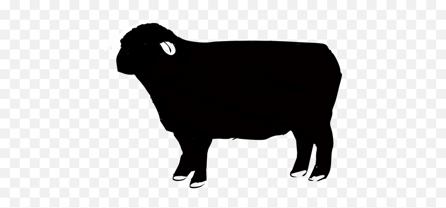 Black Farm Farm Illustrations - Black Sheep Clipart Png Emoji,Cow And Black Man Emoji