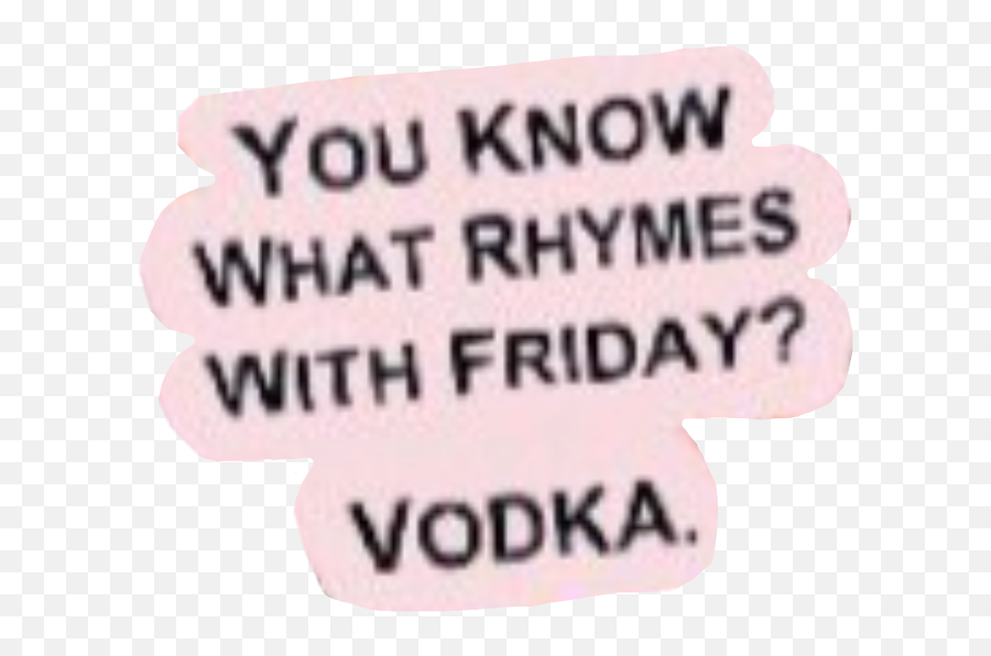 Vodka Sticker By Igonzalez - Big Emoji,Emoji Rhymes