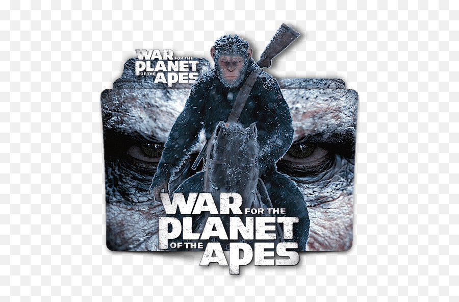 War For The Planet Of The Apes Folder Icon - Designbust Planet Of The Apes Icon Png Emoji,God Of War Emoji