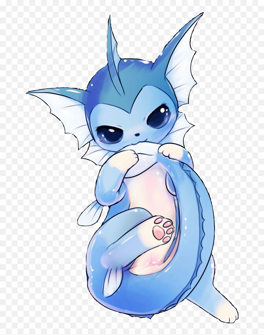 Vaporeon Pokemon Sticker - Dibujos De Pokémon Bonitos Emoji,Vaporeon Emoji