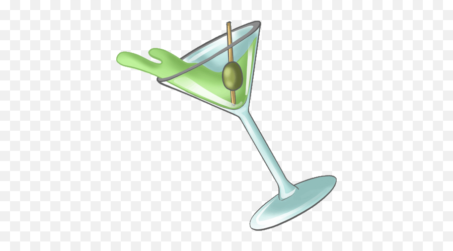 Martini Drink Gif - Martini Glass Emoji,Emoji Dirty Martini