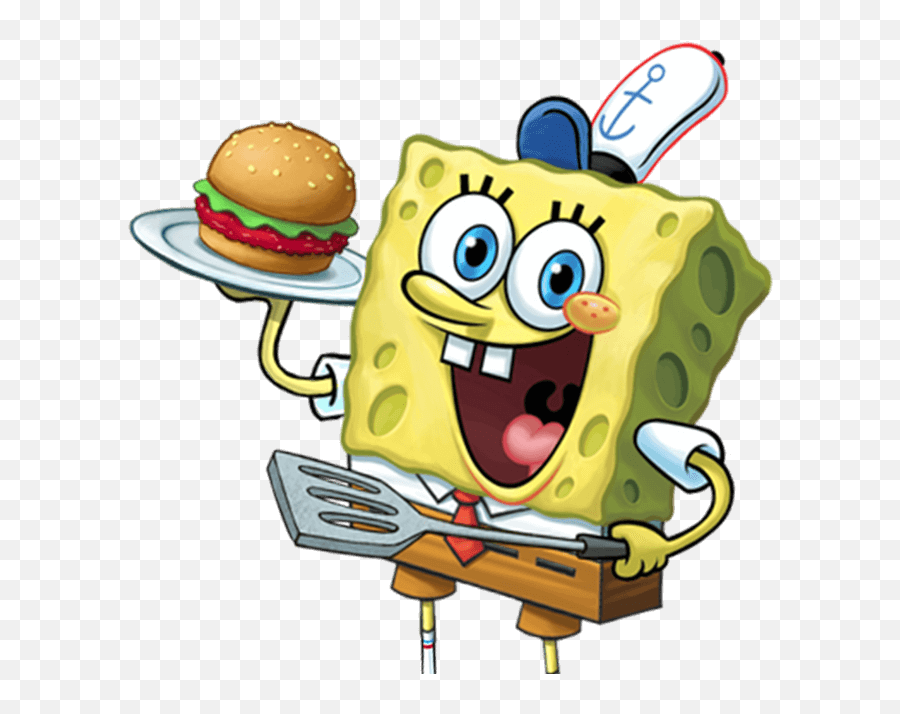 Spongebob Krusty Cook - Off Tilting Point Spongebob Squarepants Cook Emoji,Krabby Patty Emoticon Facebook