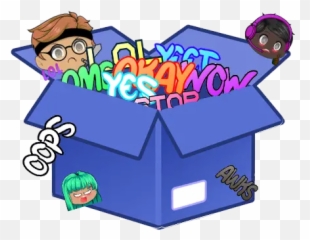 Bubble Text Custom Emote Pack - Box Cartoon Emoji,Twitch Reaper Emoticon