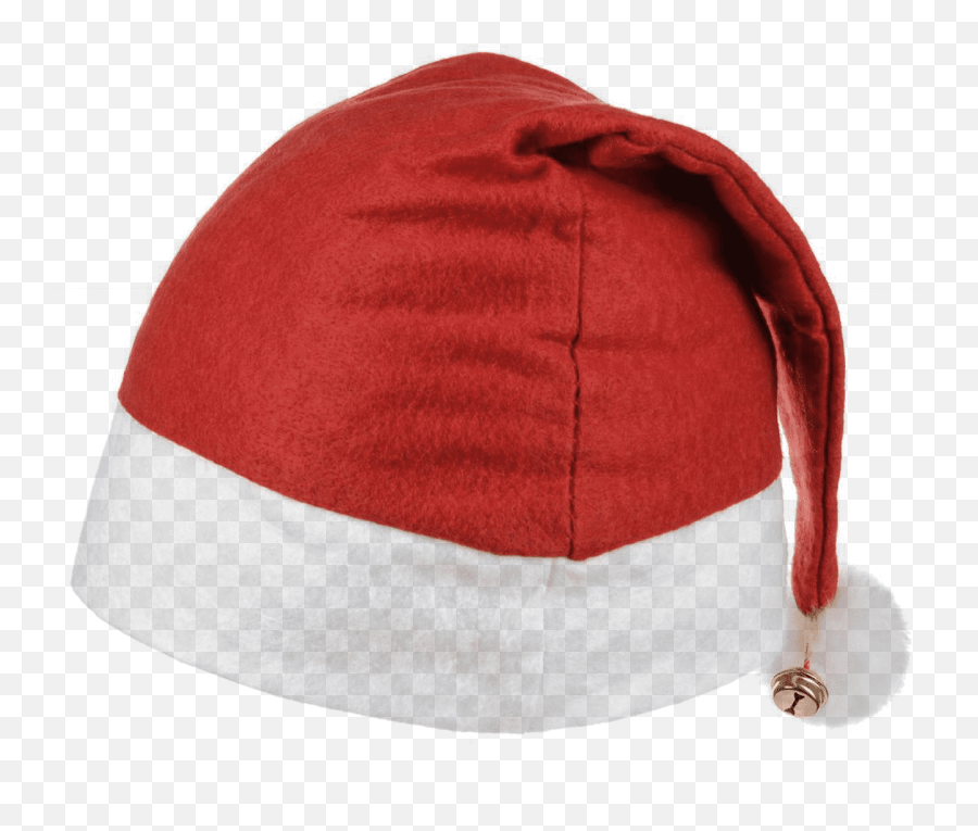 Weihnachtsmann Mütze Für Erwachsene Mit Bommel Und Glocke 40x30cm - Unisex Emoji,Emoticon Glocke