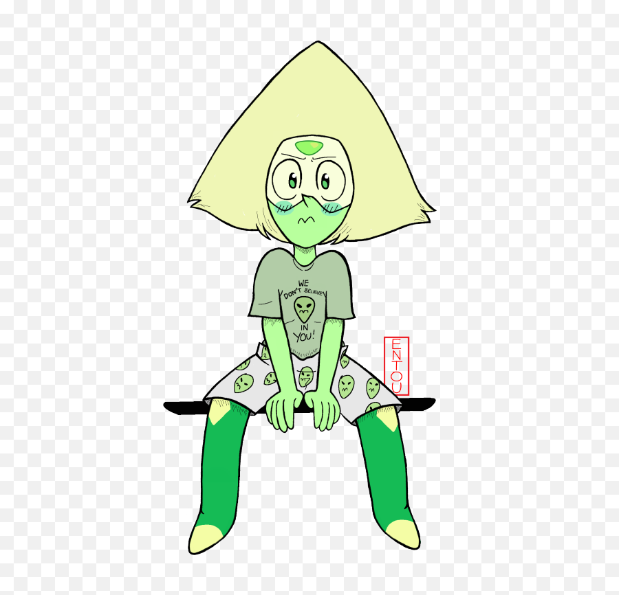 Peridot Steven Universe Png U0026 Free Peridot Steven Universe - Steven Universe Cute Peridot Emoji,Periodt Emoji