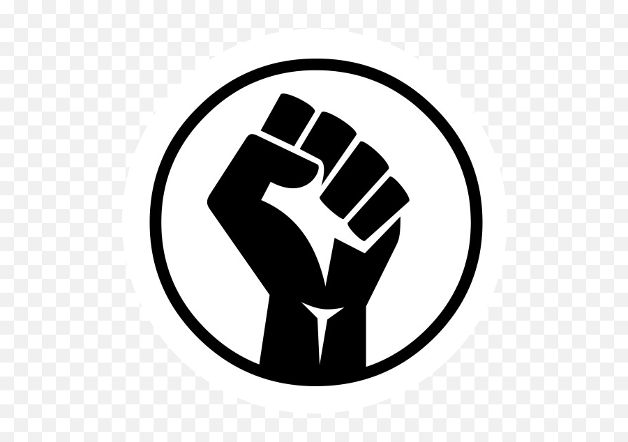 Black Lives Matter Circle Emoji,Fist Emoji