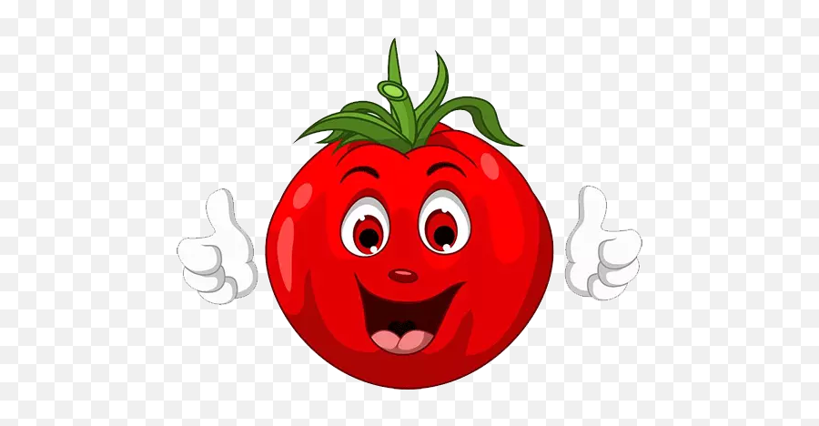 Trending Stickers - Fat Tomato Emoji,Throw A Tomato Emoticon