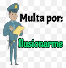 Multas 2 Stickers Para Whatsapp - Peaked Cap Emoji,Emoticon Grosero
