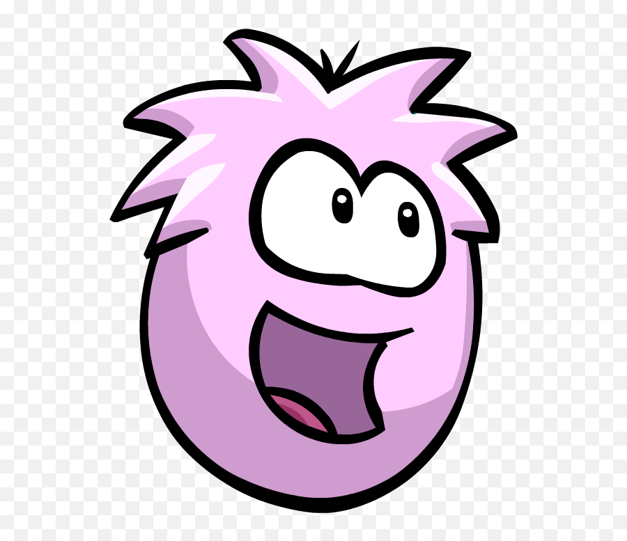 Pink Puffle Club Penguin Wiki Fandom - Happy Emoji,Droopy Dog Emoticon