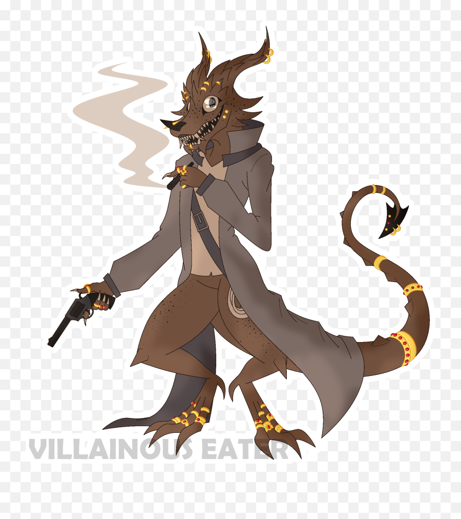 Art Vampire Kobold Gunslinger Her Name Is Pepper Dnd - Vampire Kobold Emoji,Emotion Dnd Overseer