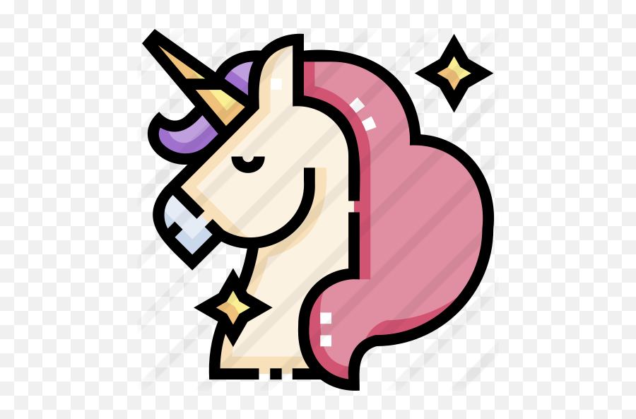 Unicorn - Free Smileys Icons Unicorn Emoji,Cute Fairy Emoji