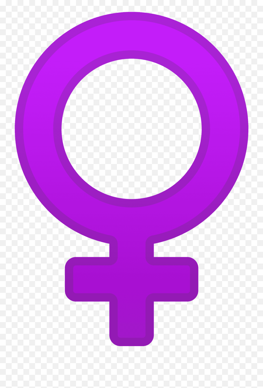 Female Sign Emoji Clipart - Gender Emoji,Virgo Emoji