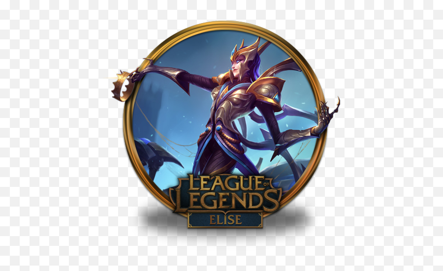 Icon Of League Of Legends Gold Border Icons - Elise League Of Legends Icon Emoji,Elise Emoticon