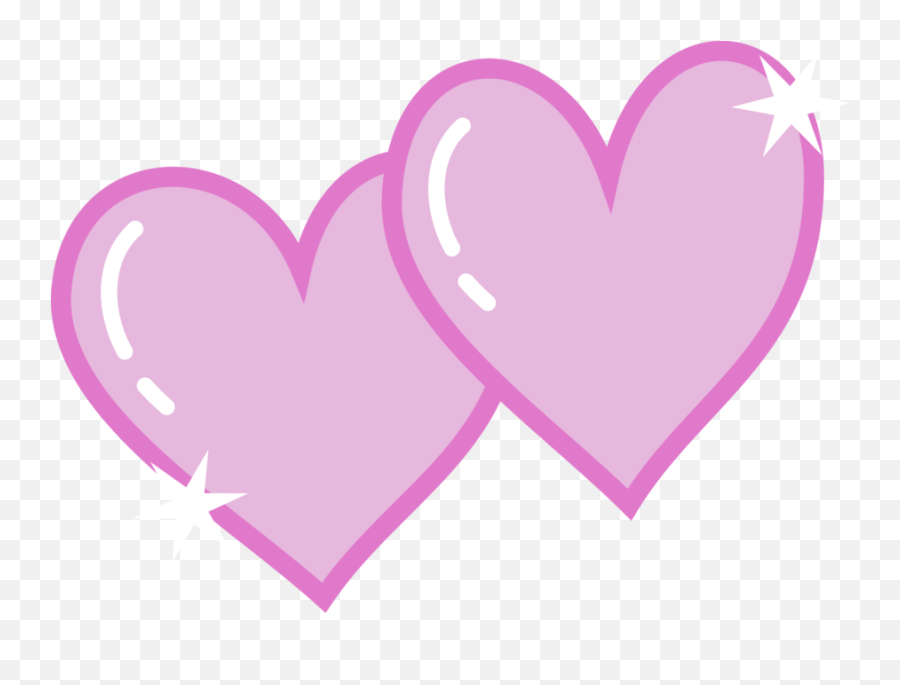 Free Double Heart Png Download Free Clip Art Free Clip Art - My Little Pony Heart Png Emoji,Double Pink Heart Emoji