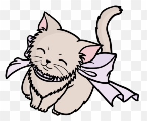 Learn How To Draw A Cute Cat With Bow - Draw Of Cute Cats Emoji,How To Draw Emojis Cat Easy Stepbystep For Beginners You Can Do It!